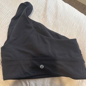 Lululemon Black One-Shoulder Sports Bra